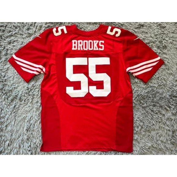 Ahmad Brooks #55 Red Football NFL On Field Nike Jersey Size 52 (XXL) San Francis - Picture 4 of 5